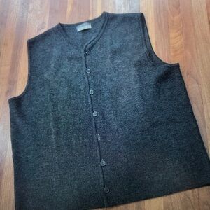 Men's Gray Cardigan Sweater